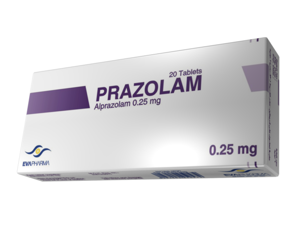 Prazolam 0.25 mg Pack 586x455 1